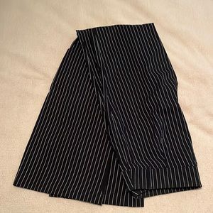 Long striped dress pants